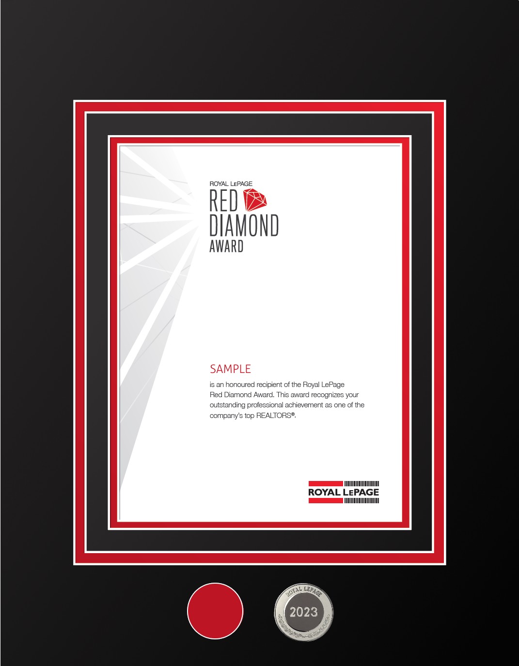 REFILL - Royal LePage® Red Diamond™ Award REFILL - Royal LePage® Red Diamond™ Award